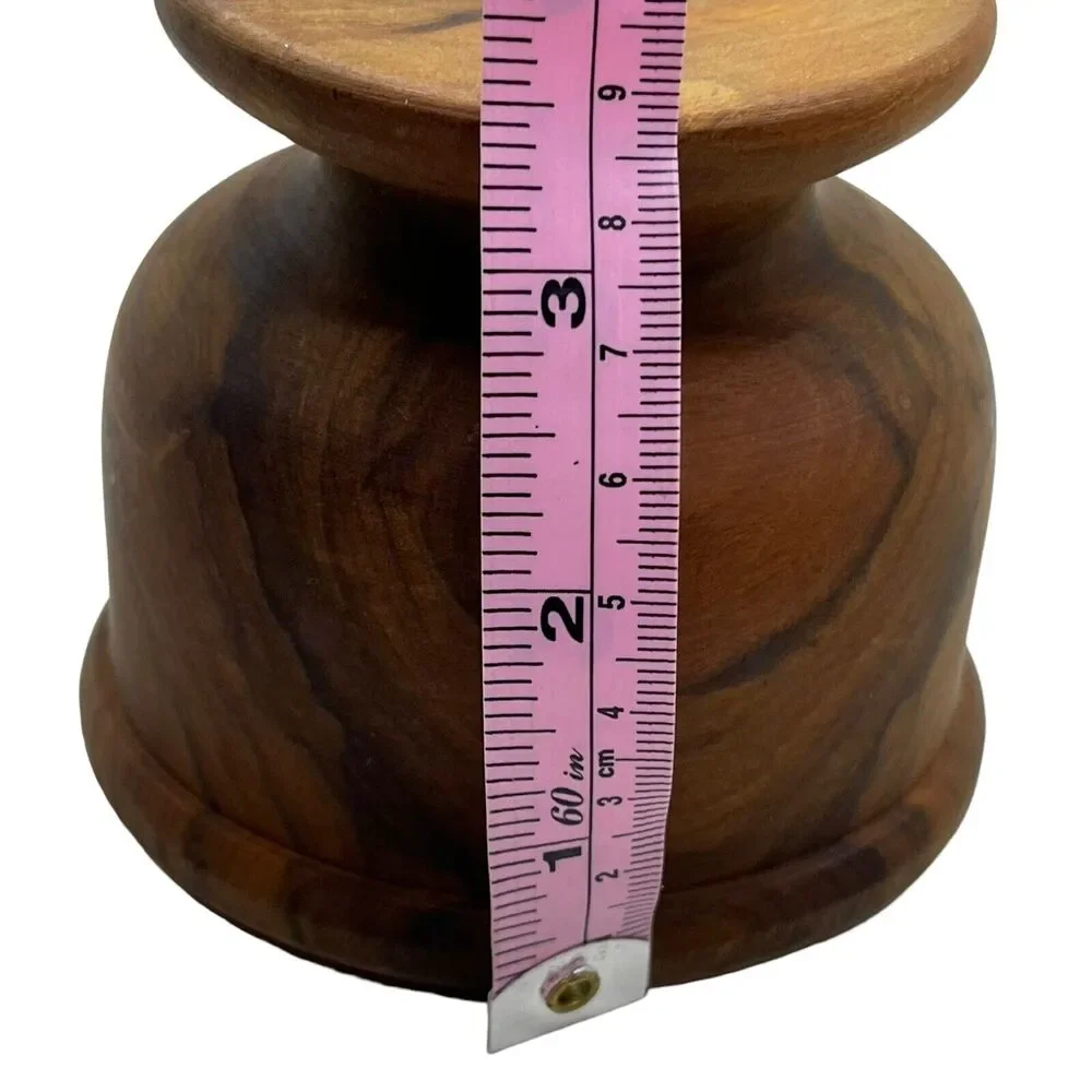 Wooden Mortar & Pestle Set Made in Spain Herb Crusher Grinder Apothecary Medical